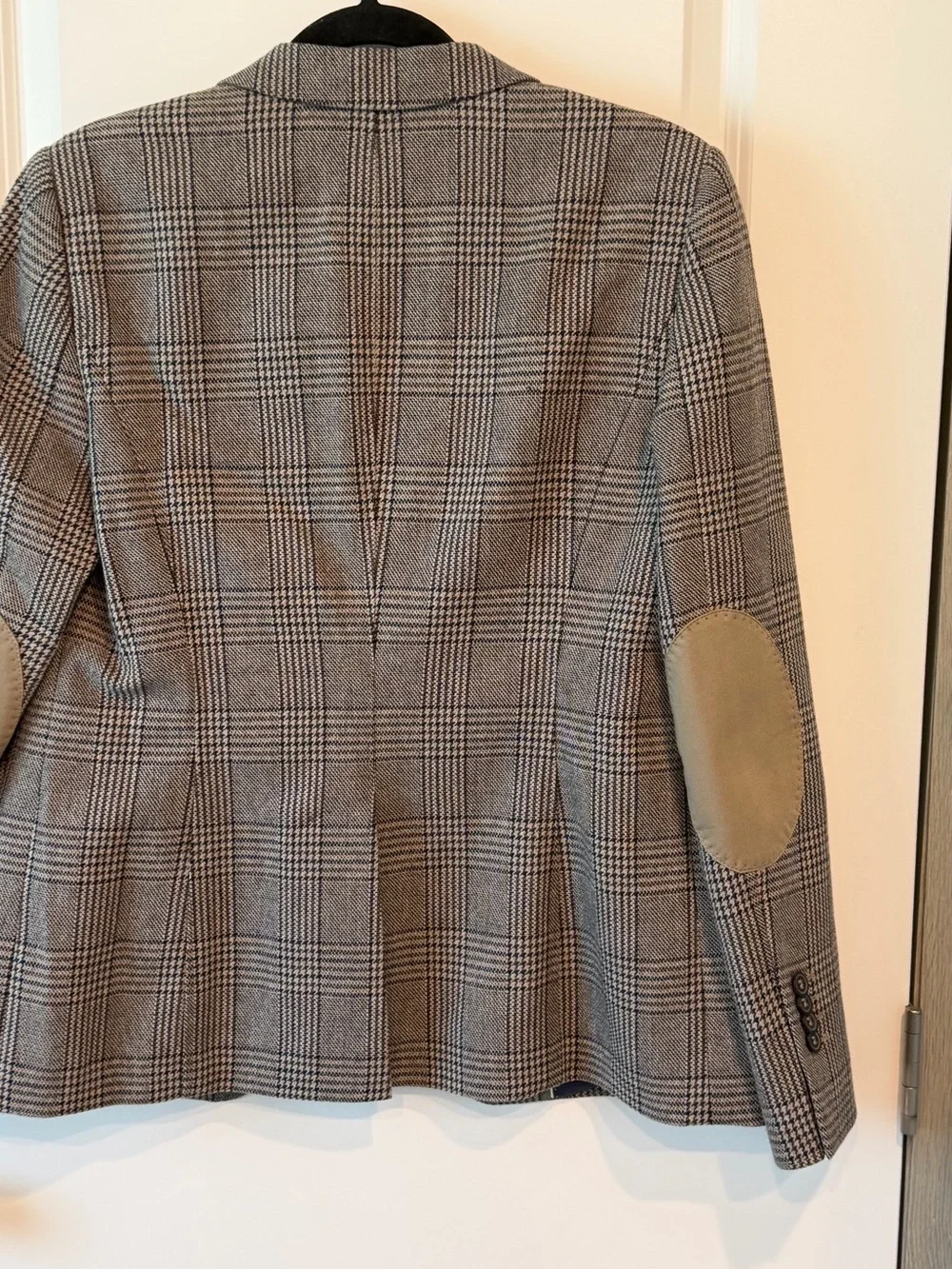Windsor Blazer Men’s Size 40 Houndstooth Wool Blend Sport Coat Two Button Jacket